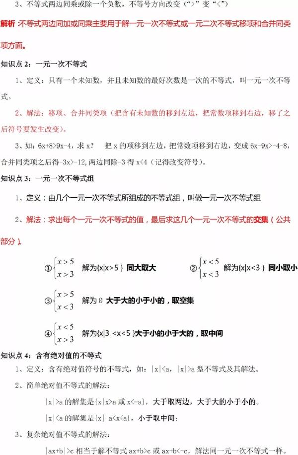 成人高考數(shù)學知識點有哪些？知識點歸納匯總！-2
