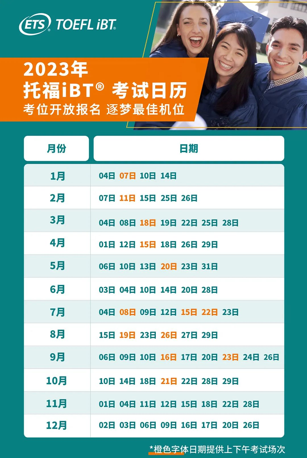 浙江2023年托?？荚嚂r間