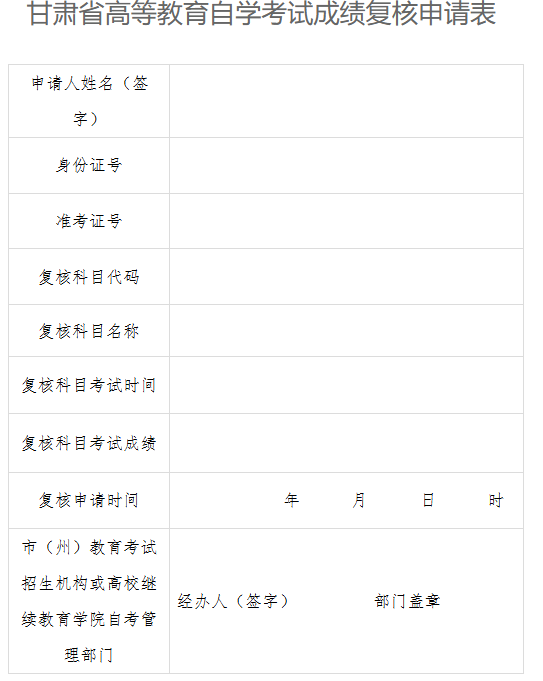 甘肅省2025年4月高等教育自學(xué)考試成績查詢公告